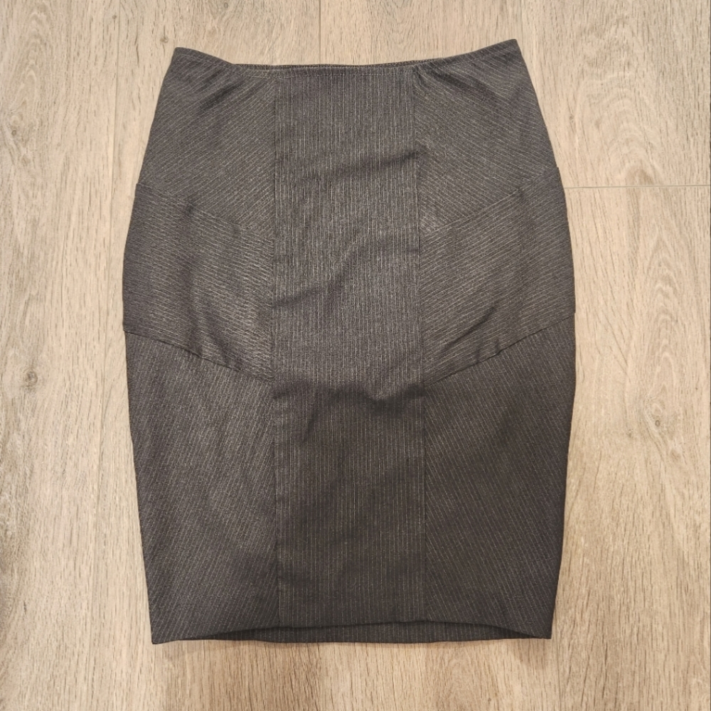BCX charcoal pencil skirt
